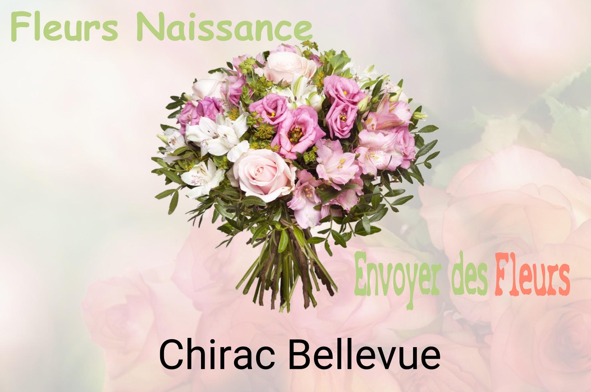 Bouquet de fleurs de naissance livré à Chirac-Bellevue
